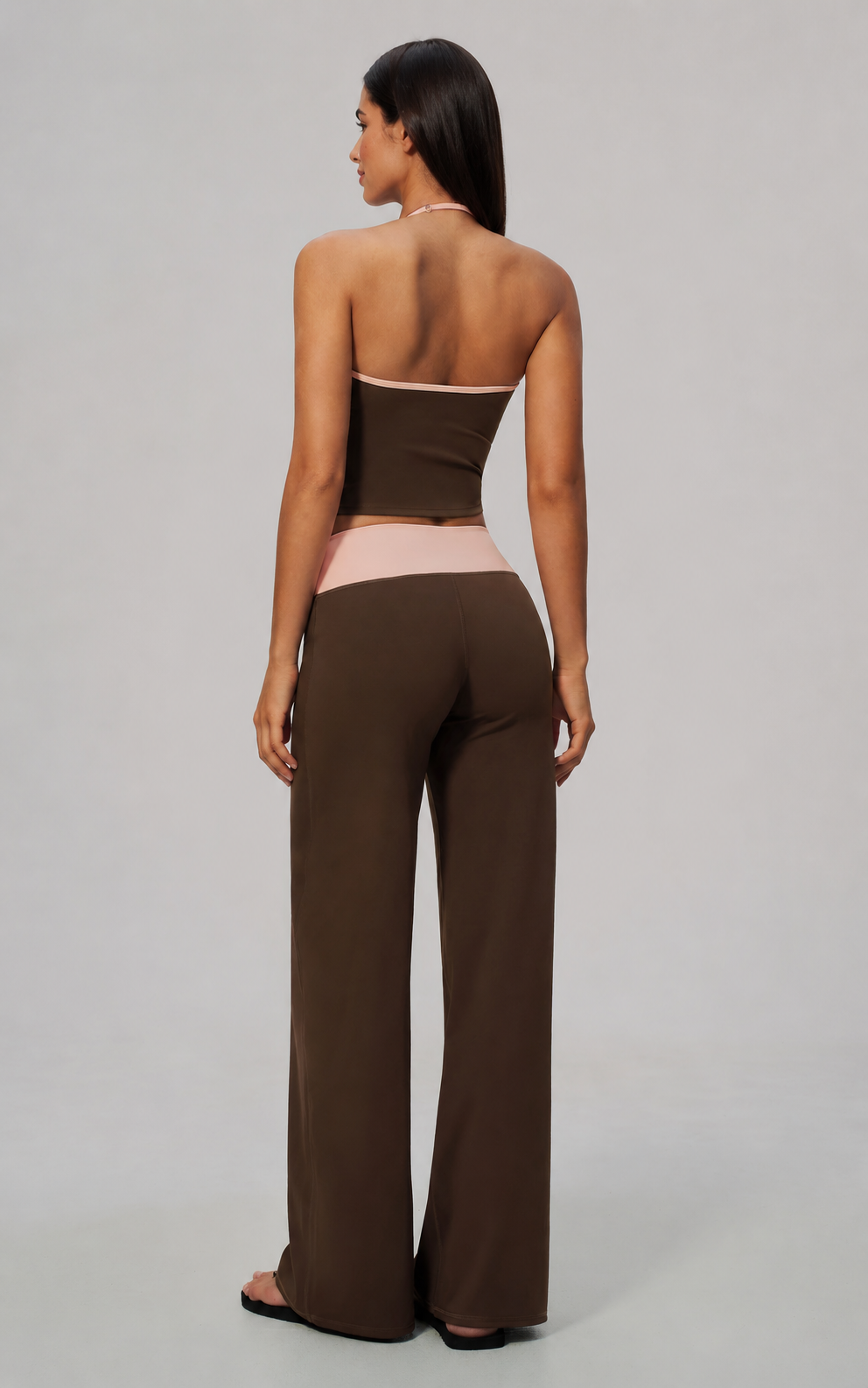 Women’s Brushed Wide-Leg Yoga Set