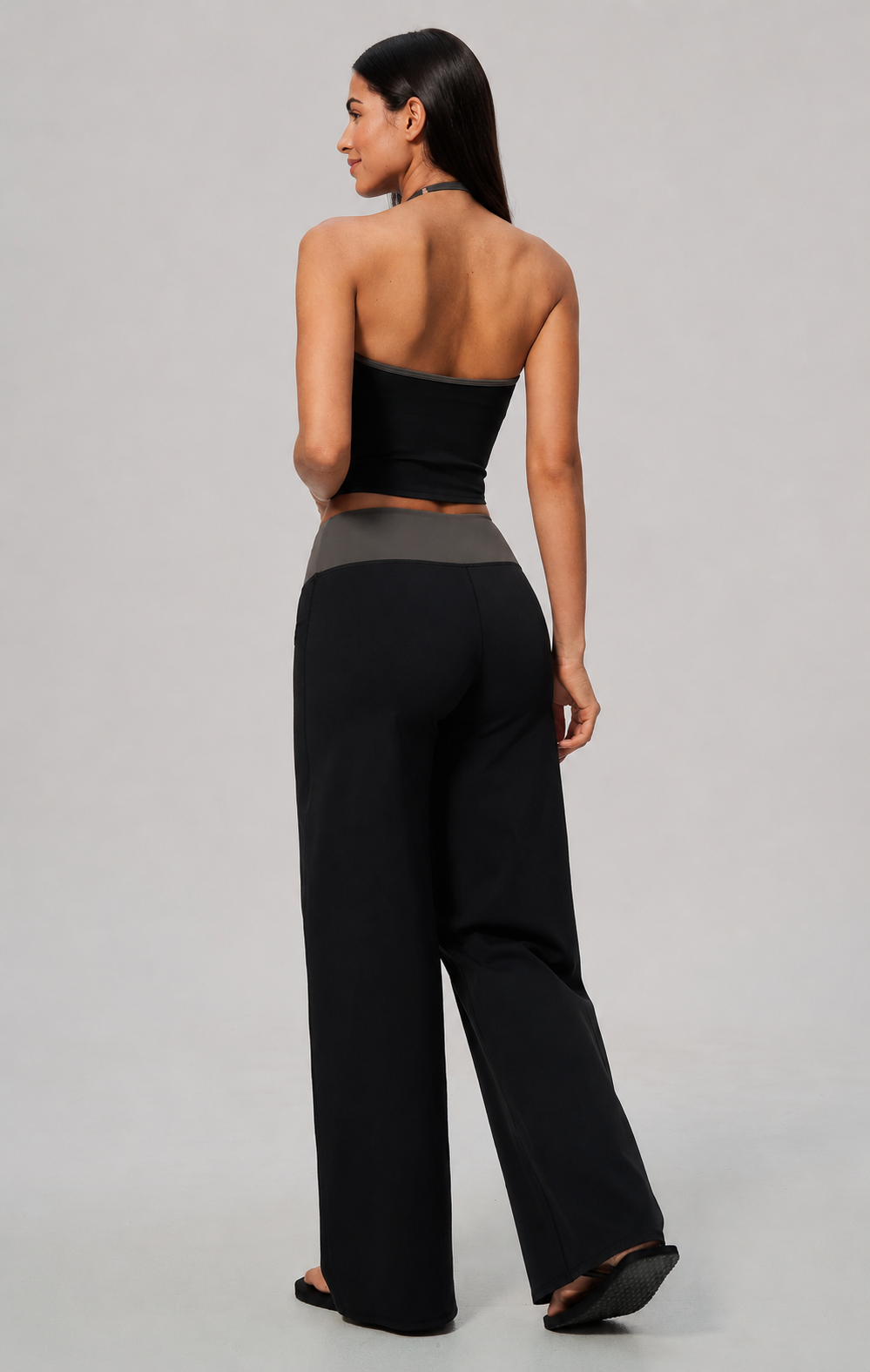 Women’s Brushed Wide-Leg Yoga Set