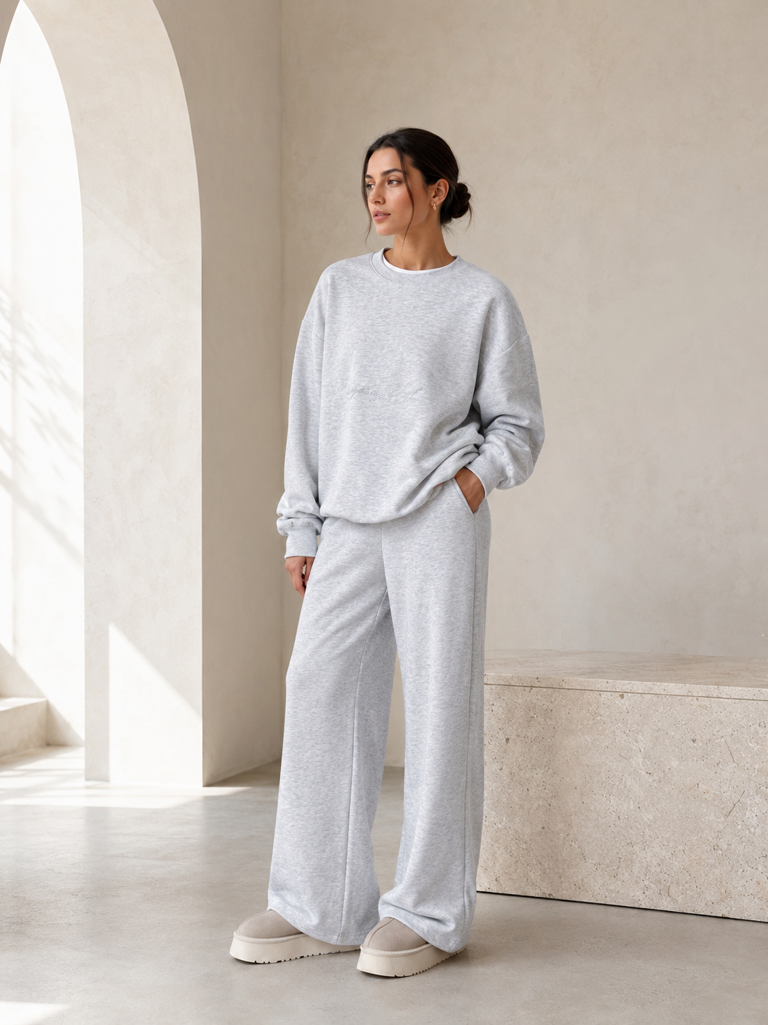 Women’s Printed Sweater & Pants Set