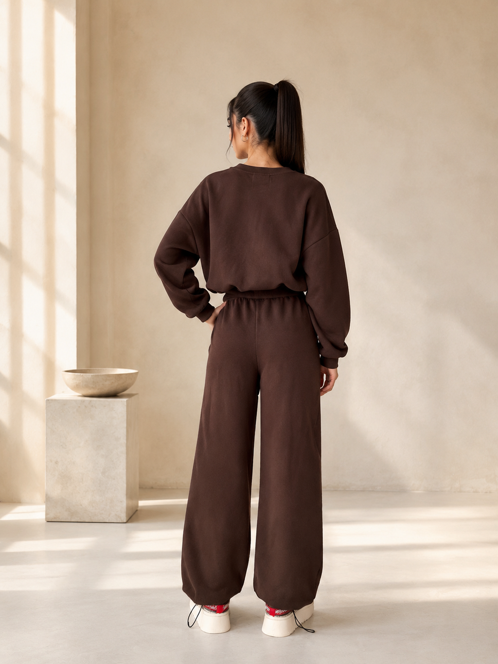 Women’s Printed Sweater & Pants Set