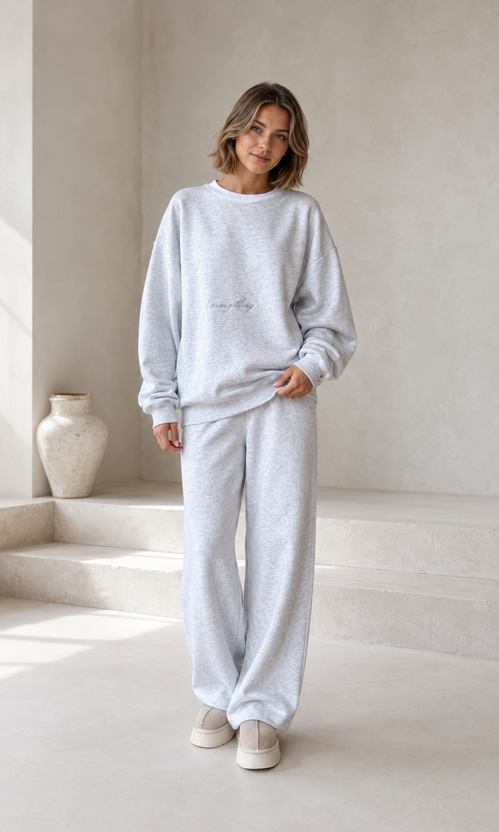 Women’s Printed Sweater & Pants Set