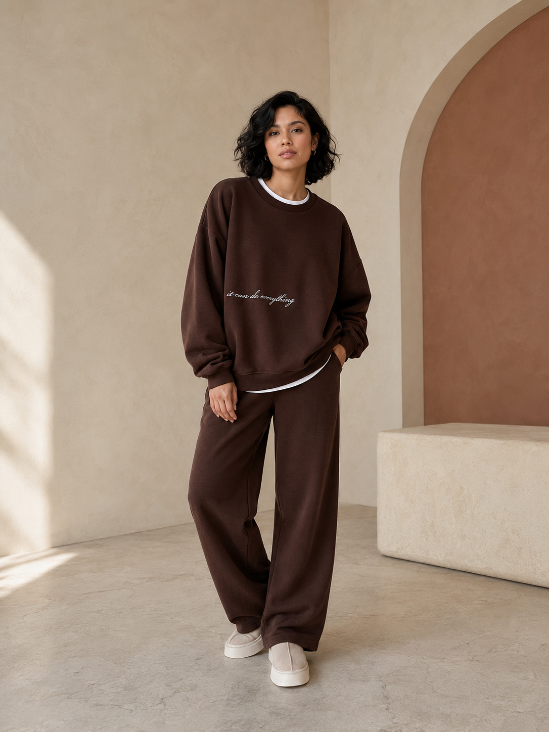 Women’s Printed Sweater & Pants Set