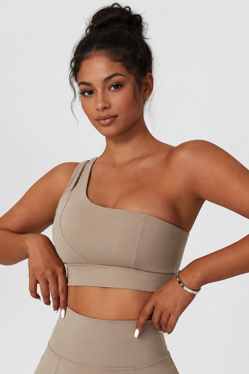 One-Shoulder Bra & Tennis Skirt – Sold Separately