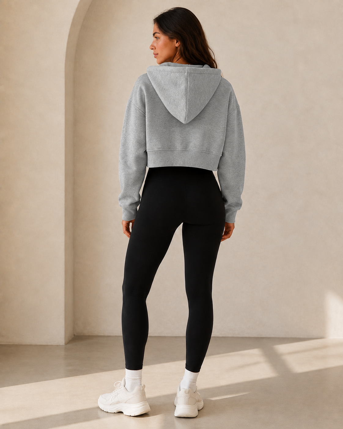 Women’s Cropped Oversized Hoodie