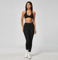 Women’s Halter Sports Bra & Leggings Set