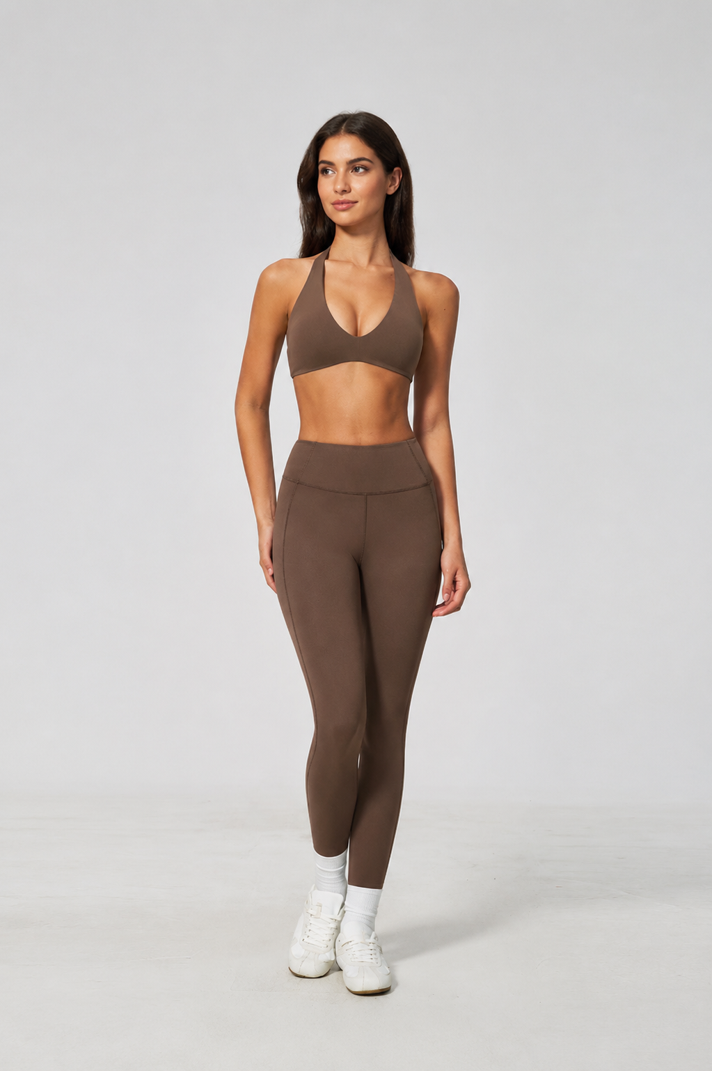 Women’s Halter Sports Bra & Leggings Set
