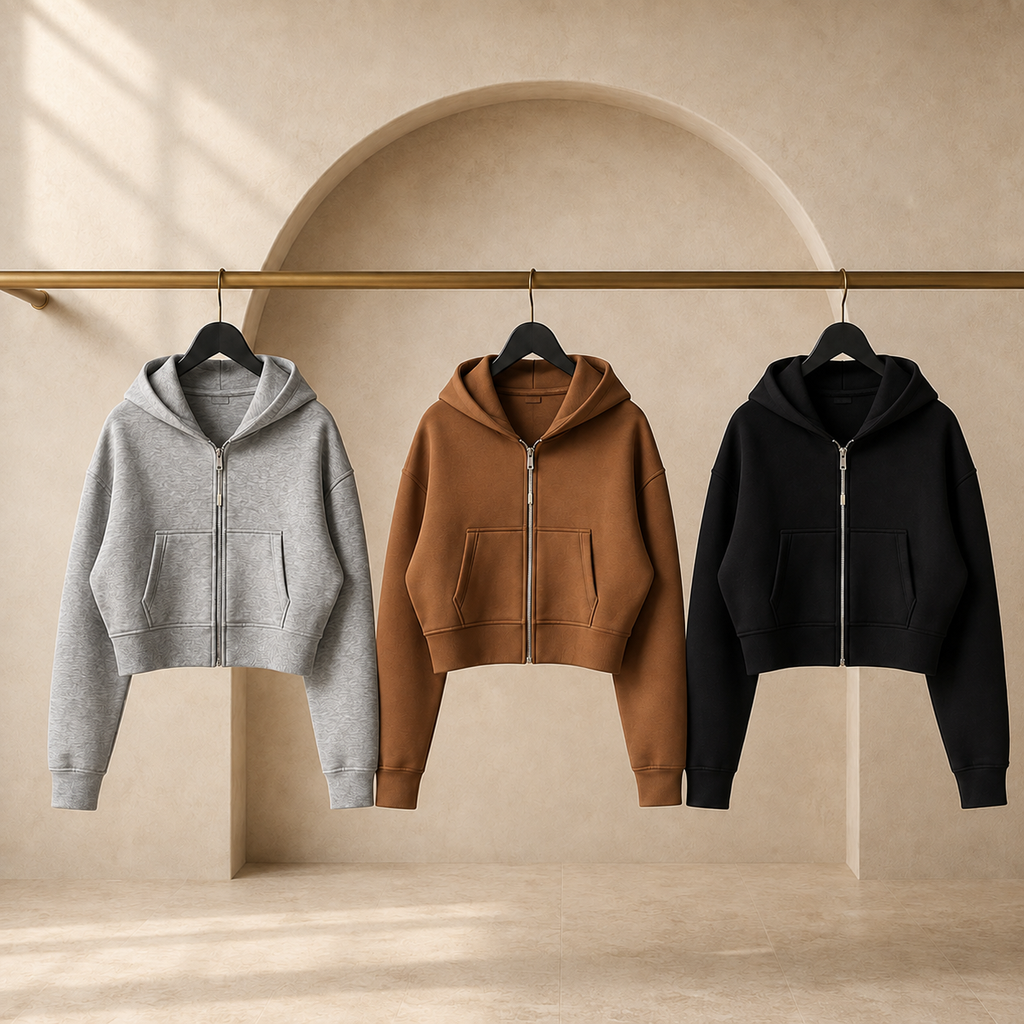 Women’s Cropped Oversized Hoodie