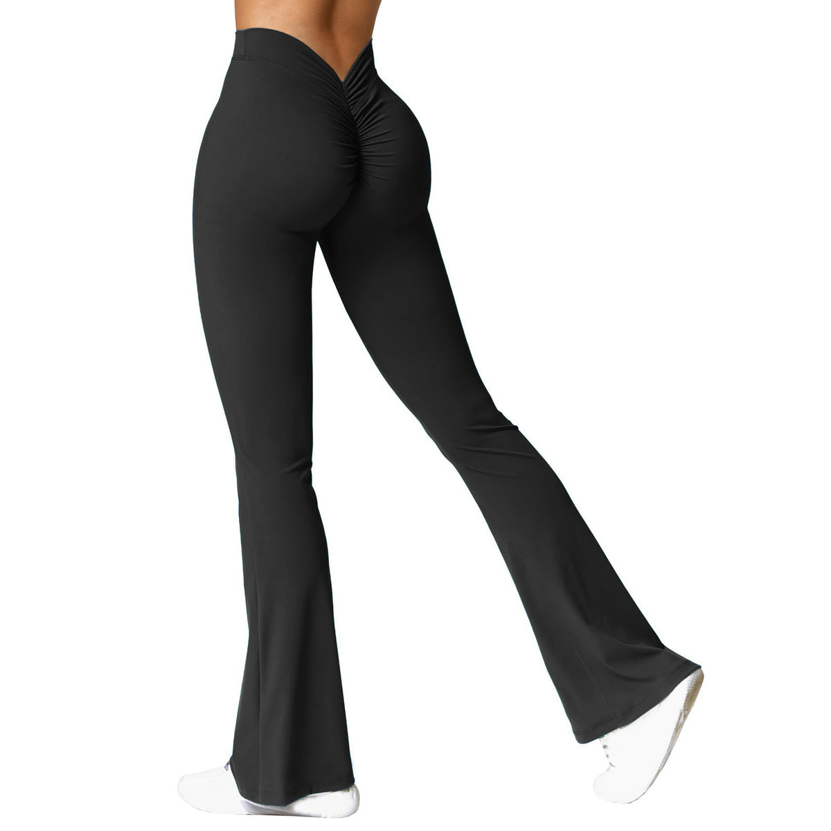 Women’s High-Waisted Scrunch Flare Yoga Pants