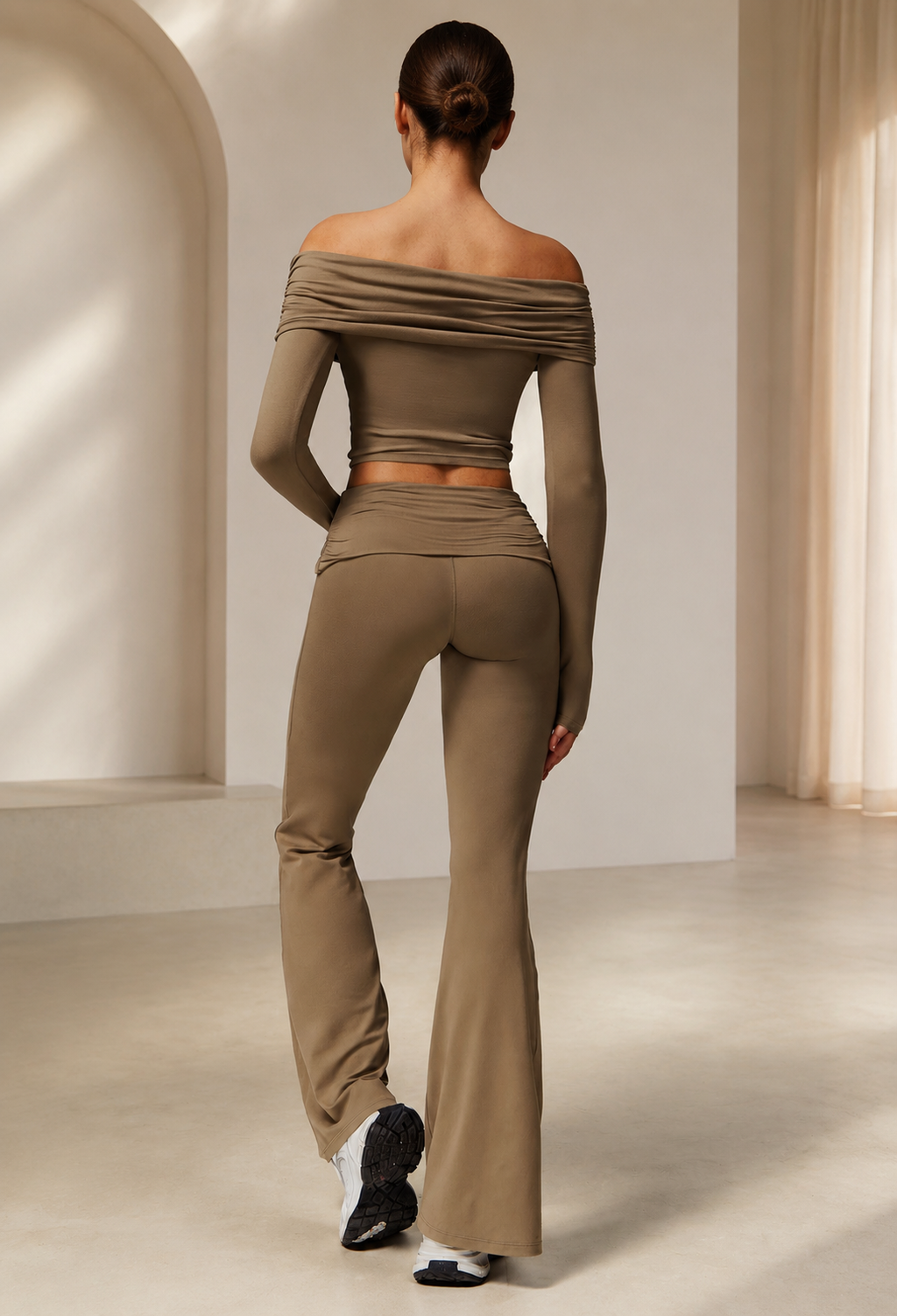 Women’s High-Waisted Flared Workout Pants