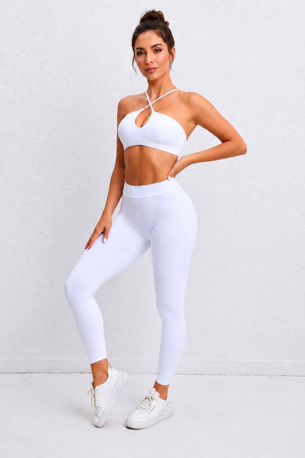 Women’s Cross-Back Sports Top & Leggings Set