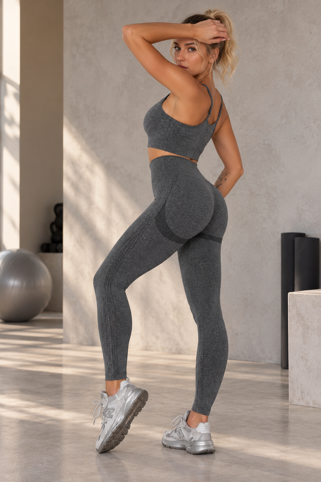 Women’s Seamless Strappy Yoga Set