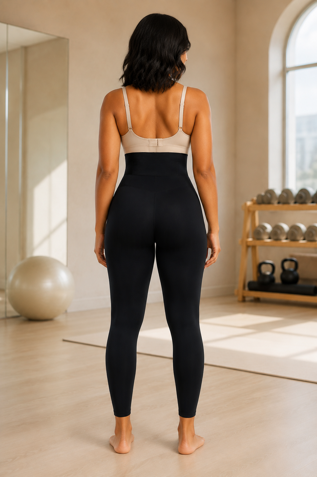 Women’s High-Waisted Tummy-Control Workout Leggings