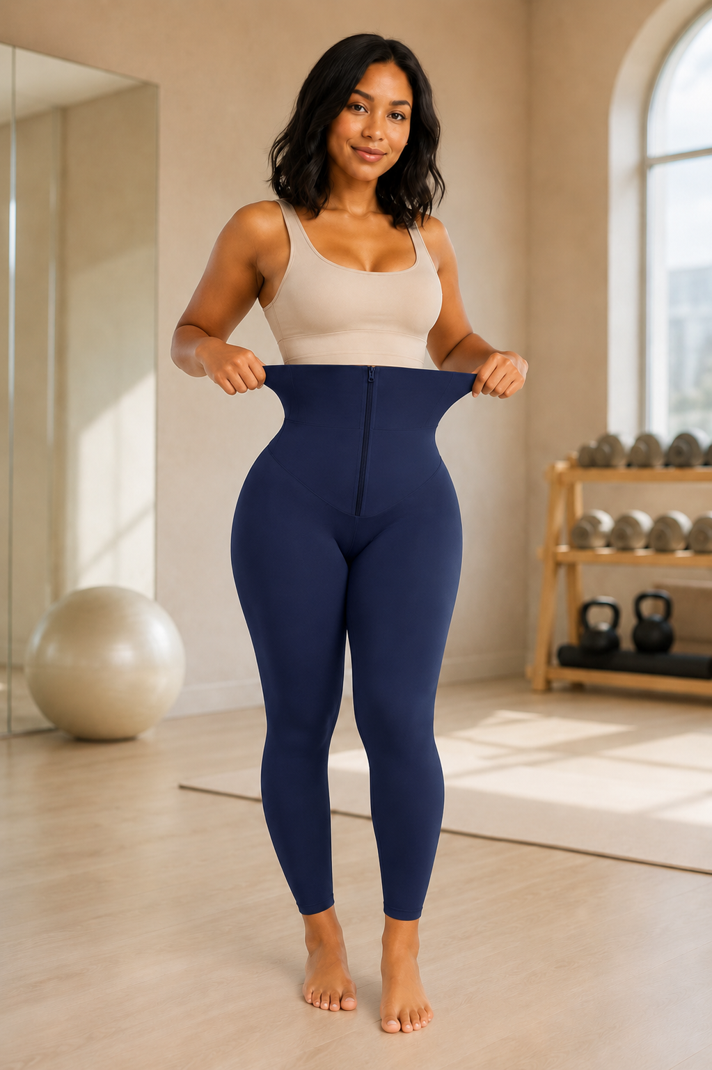 Women’s High-Waisted Tummy-Control Workout Leggings