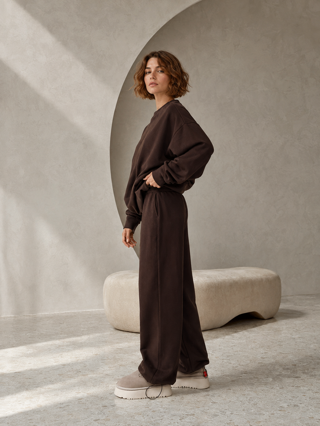 Women’s Printed Sweater & Pants Set