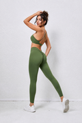 Women’s Cross-Back Sports Top & Leggings Set
