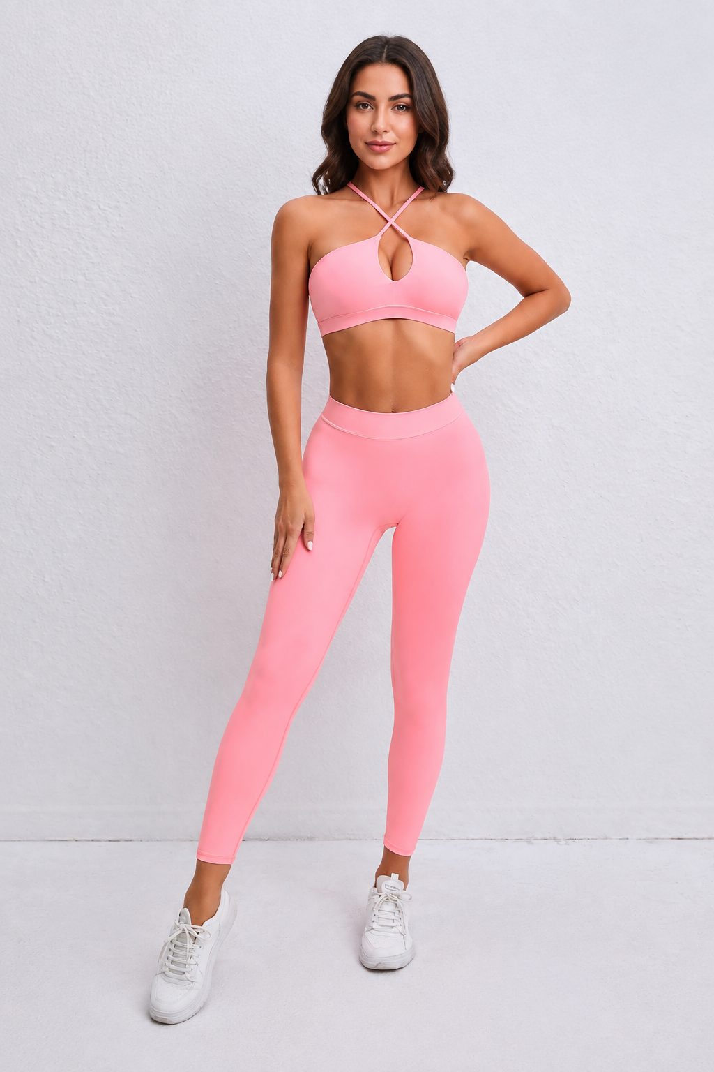Women’s Cross-Back Sports Top & Leggings Set
