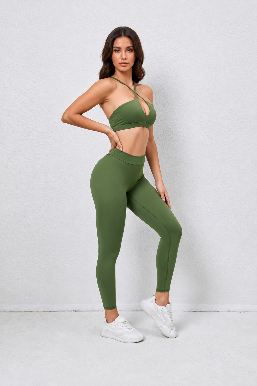 Women’s Cross-Back Sports Top & Leggings Set