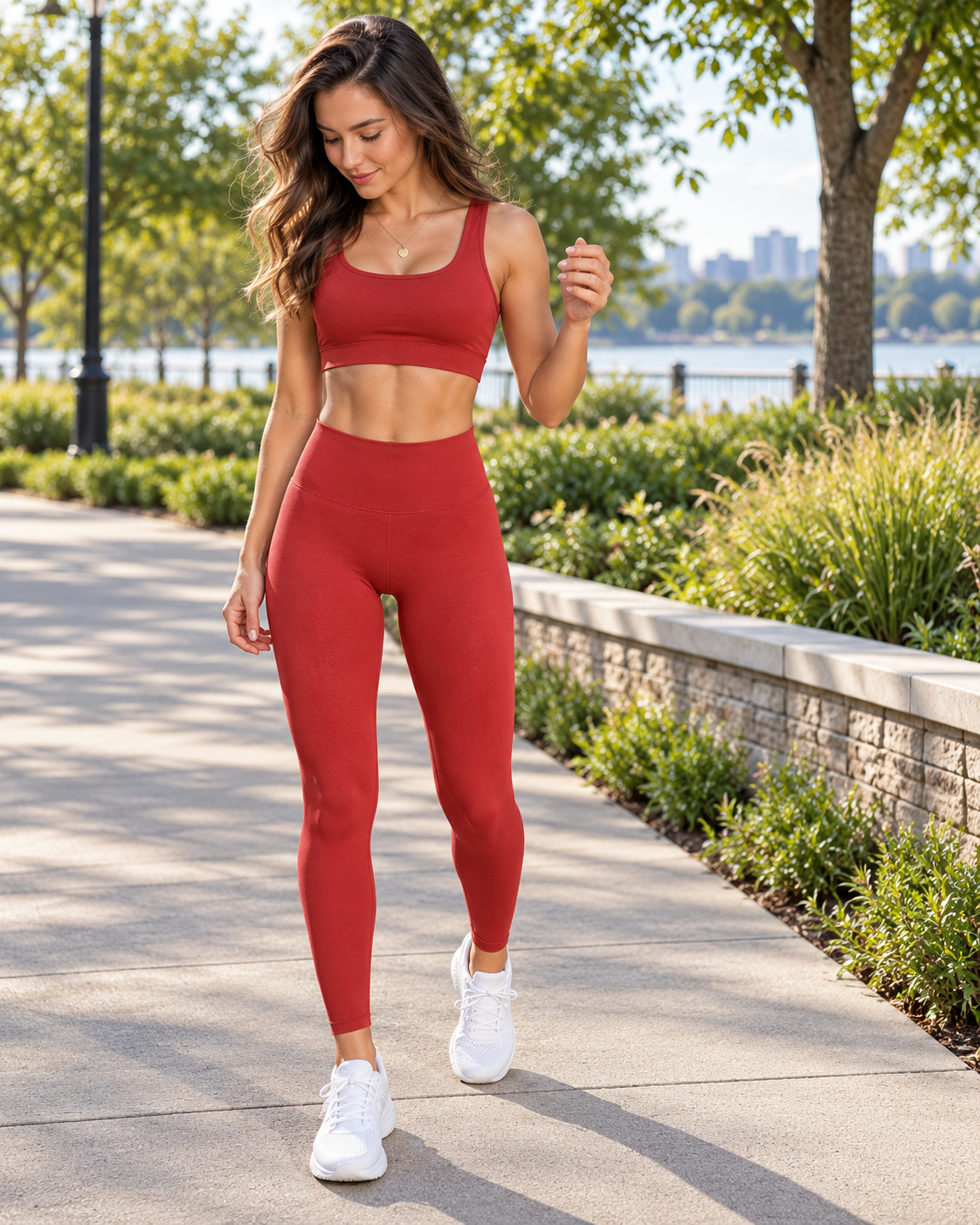 Women’s Striped Seamless Yoga Set