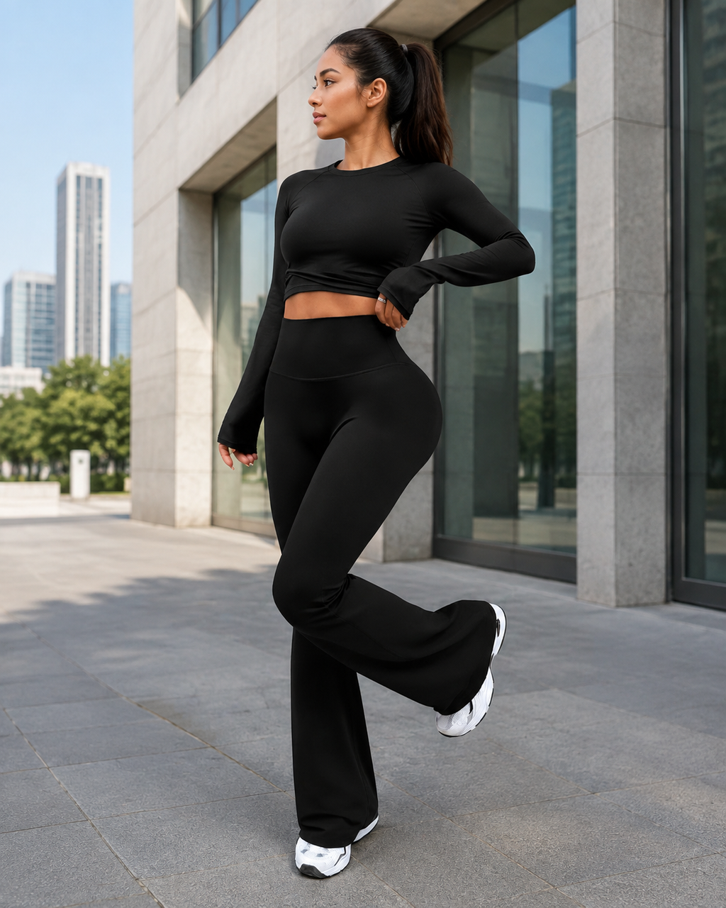 Women’s Flared-Leg Yoga Pants